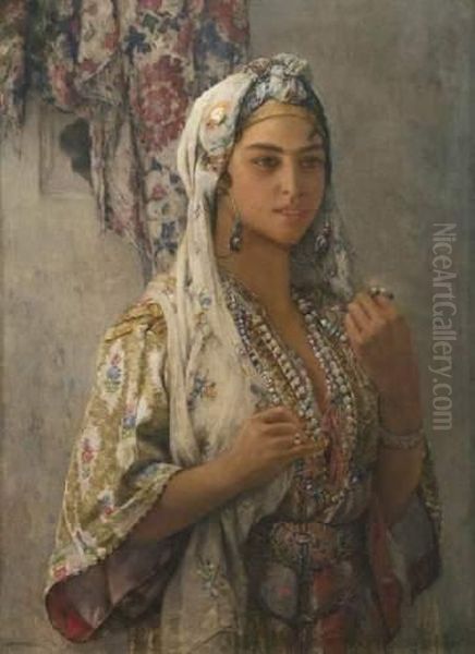 Marocaine De Tetouan Oil Painting by Louis-Auguste Girardot