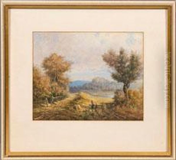 Sommerliche Landschaft Oil Painting by Antoine Marie Girot