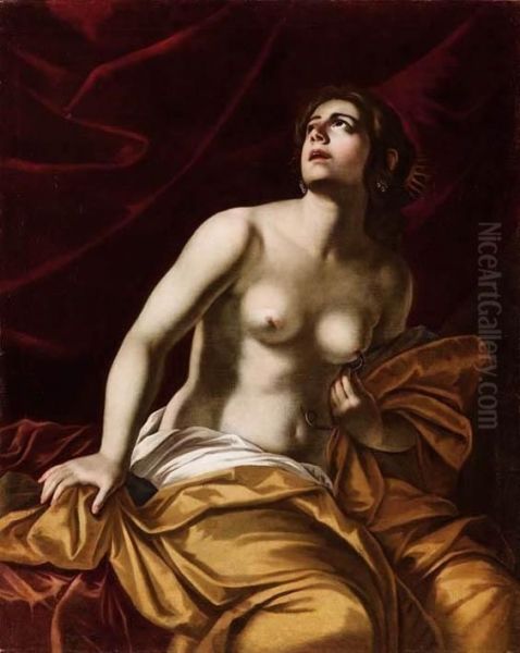 Cleopatra Oil Painting by Marulli Giuseppe