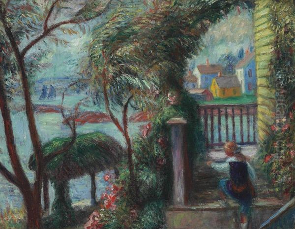 Eastern Point, Gloucester Oil Painting by William Glackens