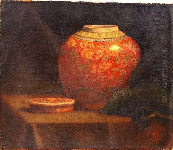 Still Life Oil Painting by Florence E. Glasier