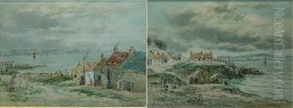 The Forth, Cellardyke And On The East Coast Near Buckhaven Oil Painting by John Hamilton Glass