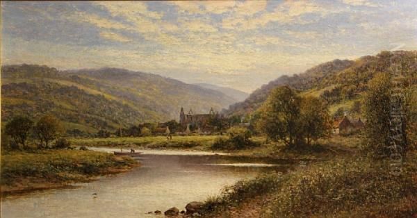 Tintern Abbey Oil Painting by Alfred Augustus Glendening