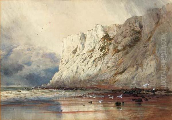 Beachy Head Oil Painting by Arthur Glennie