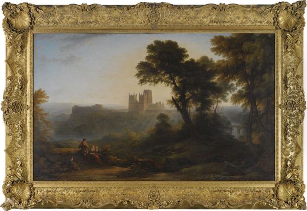 Durham Cathedral Oil Painting by John Glover