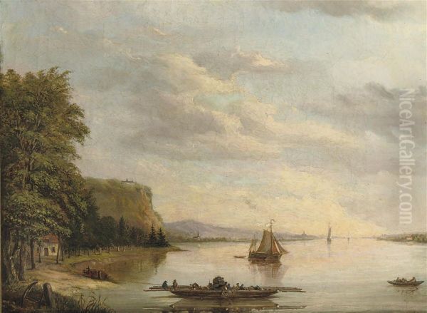 The Ferry by Abraham Nicolaas Godefroy