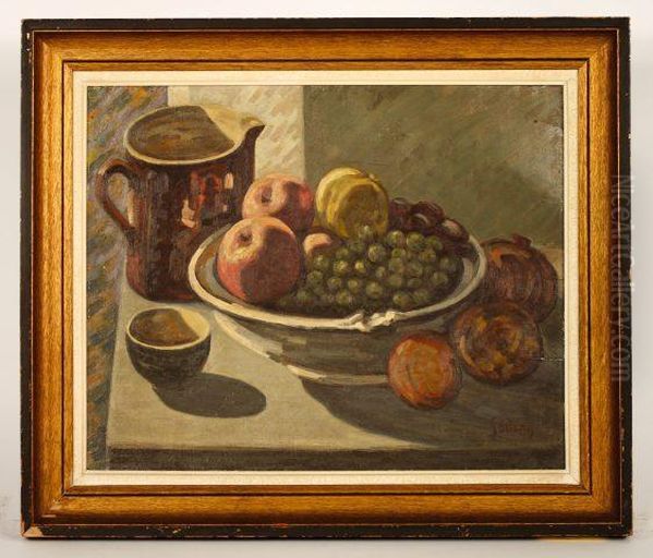 Nature Morte Aux Fruits Oil Painting by Adrien Godien