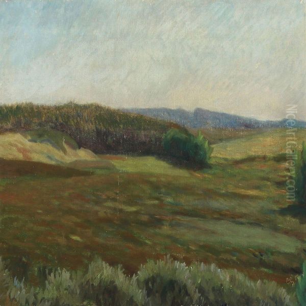 Landscape Oil Painting by Charles Godtfredsen