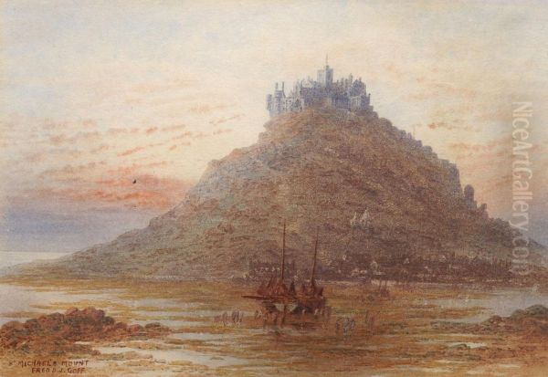 St Michael's Mount Oil Painting by Frederick E.J. Goff