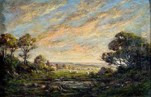 View Near Arundel, Sussex by G. Harold Goldthwait