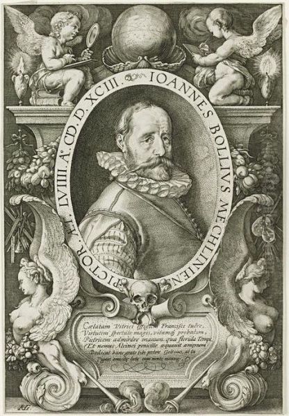 Hans Bol Oil Painting by Hendrick Goltzius