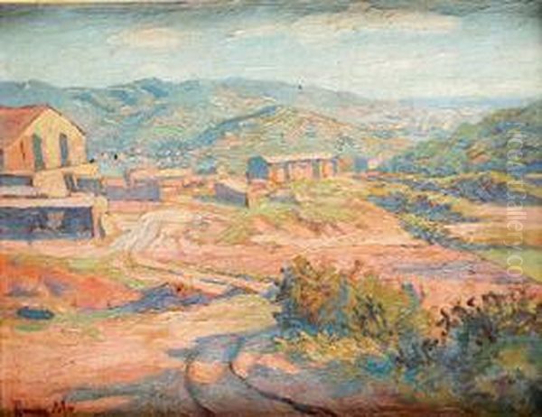 Paisaje Rural Oil Painting by Eugenio Gomez Mir