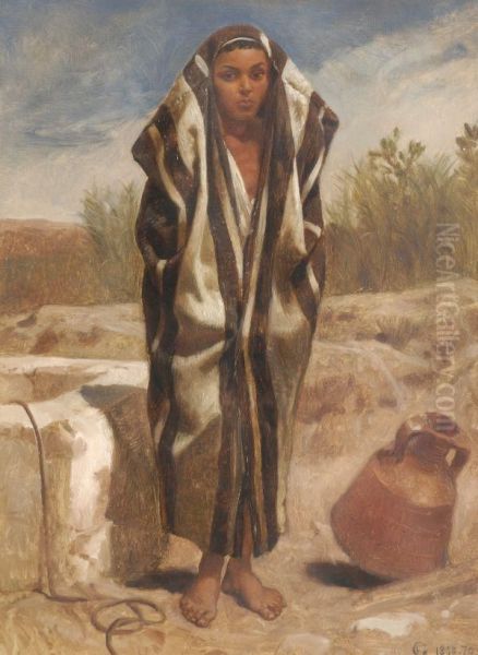 Rebecca At The Well Oil Painting by Frederick Goodall