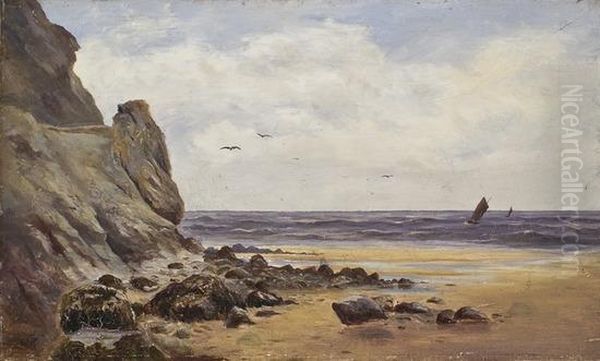 Paesaggio Marino Oil Painting by Herbert Goodall