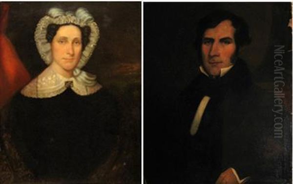 Mr. And Mrs. Weed Oil Painting by Edwin Weyburn Goodwin