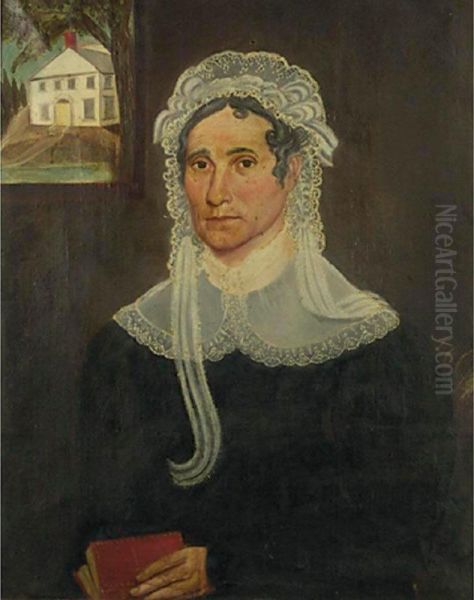 Portrait Of Rachel Smith Oil Painting by Edwin Weyburn Goodwin