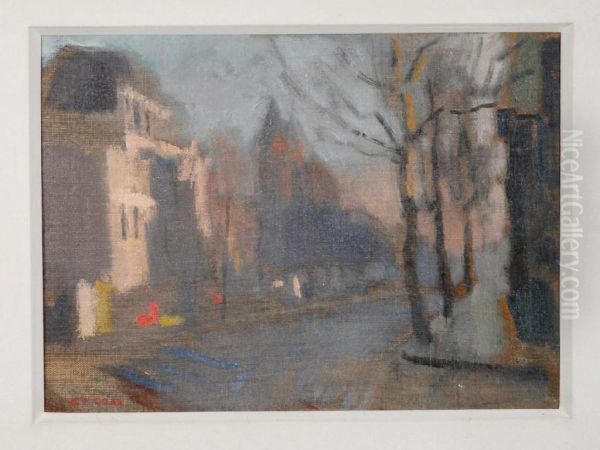 Westbourne Grove Oil Painting by Spencer Frederick Gore