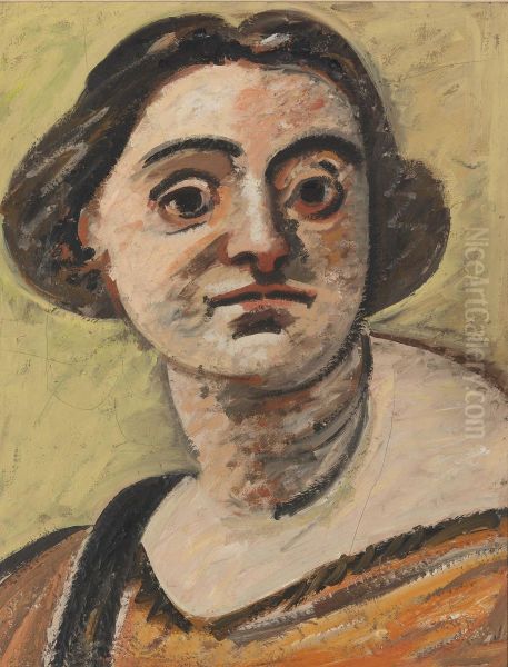 Head Of A Woman Oil Painting by Arshile Gorky