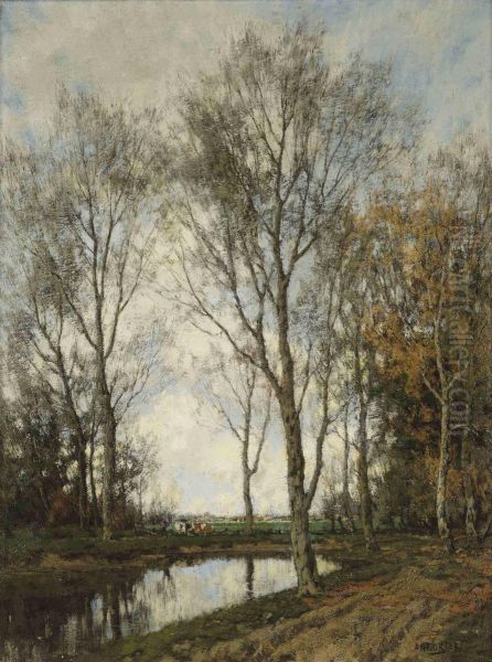 De Vordense Beek Oil Painting by Arnold Marc Gorter