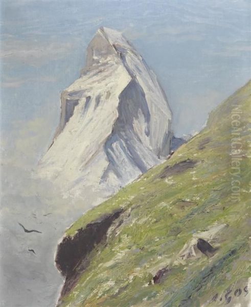 The Matterhorn Oil Painting by Albert H. Gos