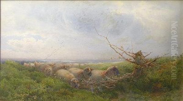 Going Astray Oil Painting by William W. Gosling