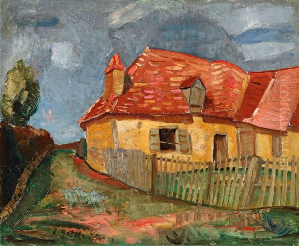 La Maison Oil Painting by Jacques Gotko