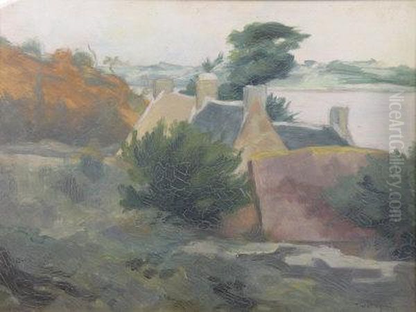 Trestrignel, Britanny Oil Painting by Fernand Louis Gottlob