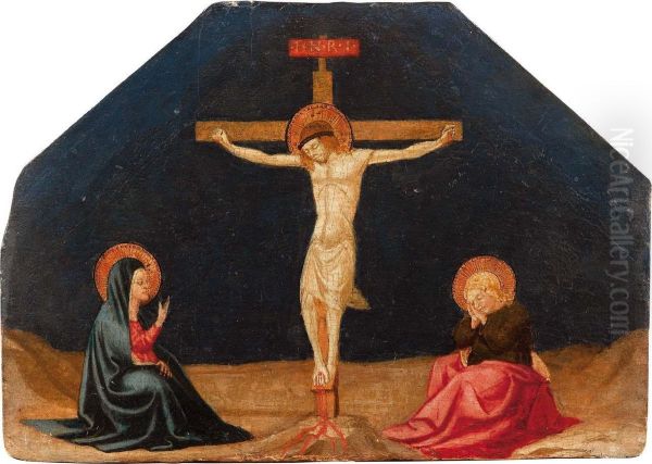 Crocifissione Oil Painting by Benozzo Gozzoli