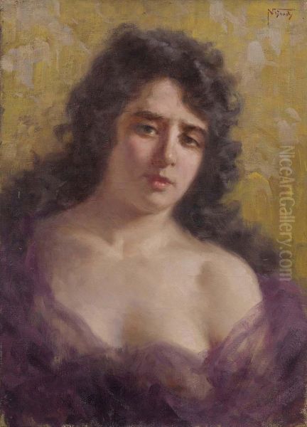 Figura Femminile Oil Painting by Napoleone Luigi Grady