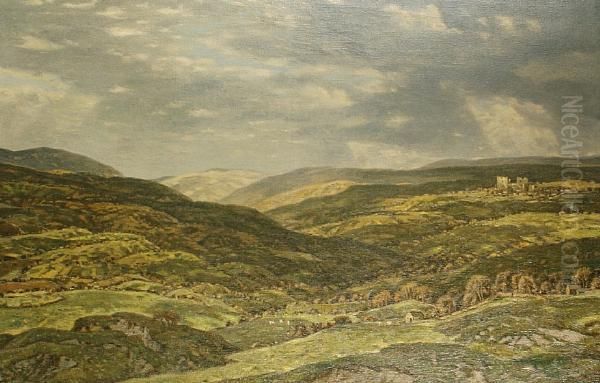 Wensleydale Oil Painting by George Ii Graham