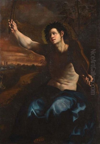 Apollo (orfeo) Oil Painting by Antiveduto Grammatica