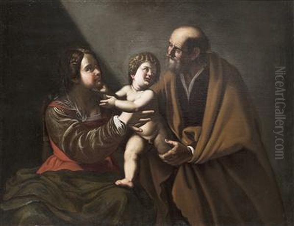 The Holy Family Oil Painting by Imperiale Grammatica