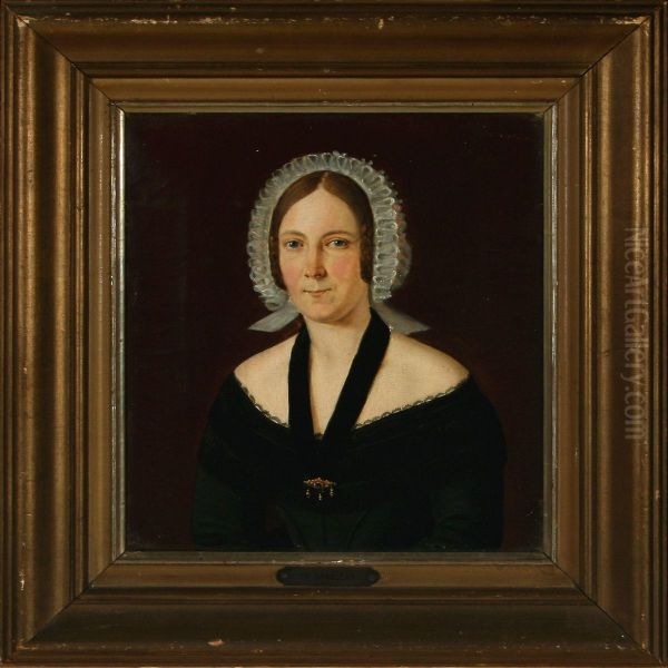 Portrait Of Mrs.
Lind Oil Painting by Frederik Grandjean