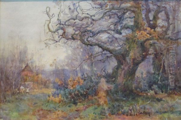 The Monarch Oak Oil Painting by E. Grant Rowe