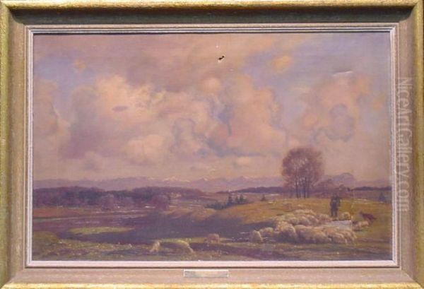 Ober Bayern Landschaft Oil Painting by Theodor Gratz