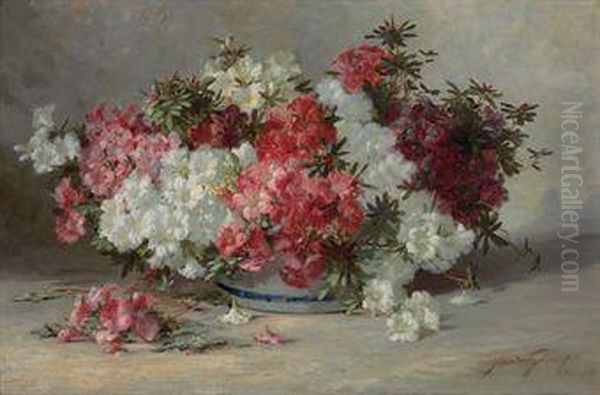 Azaleas Oil Painting by Abbott Fuller Graves