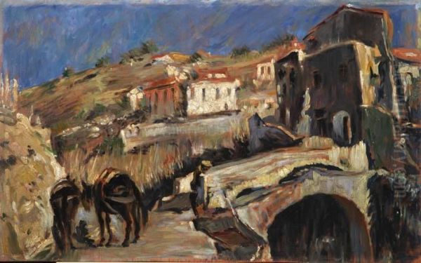 Paesaggio Oil Painting by Giuseppe Graziosi