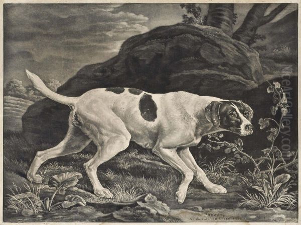 Phillis, A Pointer Of Lord Clermonts Oil Painting by Benjamin Green