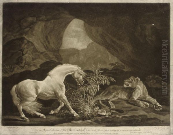 The Horse And The Lioness Oil Painting by Benjamin Green