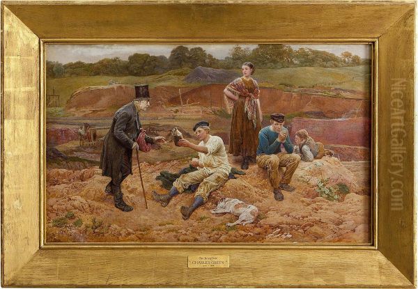 The Brick Field Oil Painting by Charles Green