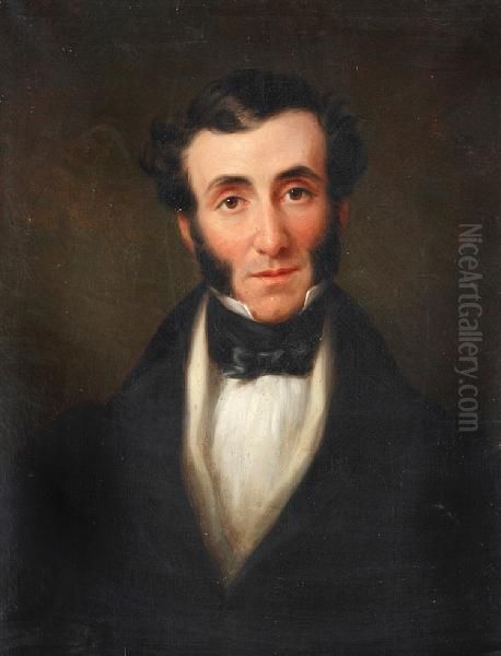 Portrait Of A Gentleman Oil Painting by Edward Frederick Green