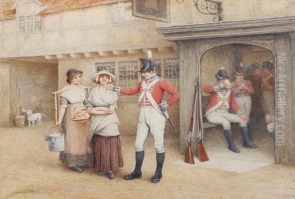 A Way They Have In The Army Oil Painting by Henry Towneley Green