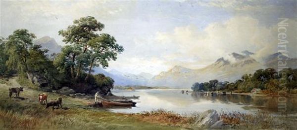 Killarney Oil Painting by Nathaniel Everett Green