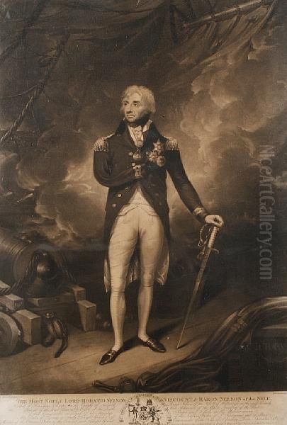 Horatio, Lord Nelson Oil Painting by Valentine Green