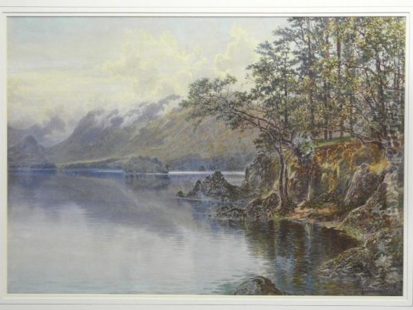 Lake District Landscape Oil Painting by Thomas Greenhalch