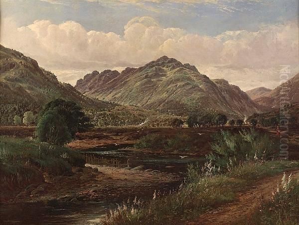 Glengoil Oil Painting by James Robert Greenlees M