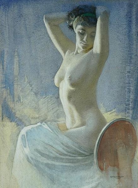 Nude Oil Painting by Joseph Greenup