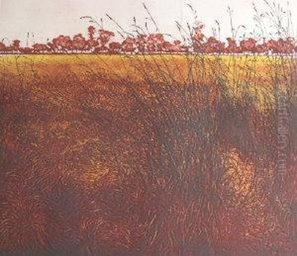 Heath Grass Oil Painting by Colin H. Greenwood