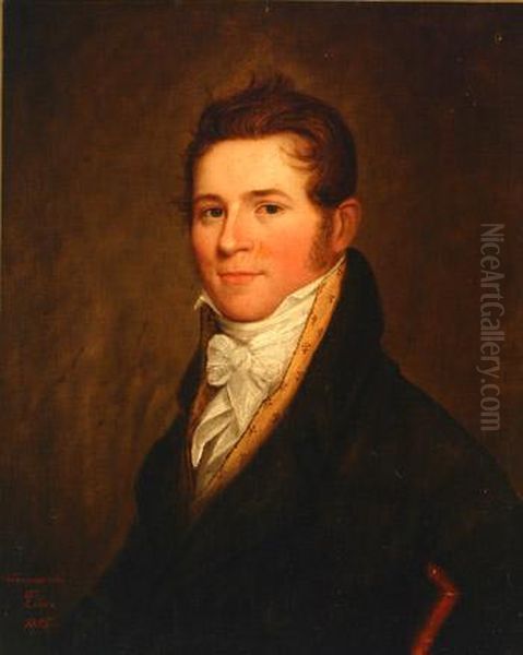 Portrait Of A Gentleman Oil Painting by Ethan Allen Greenwood