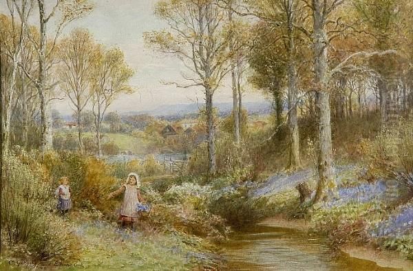 Springtime Oil Painting by Charles Gregory